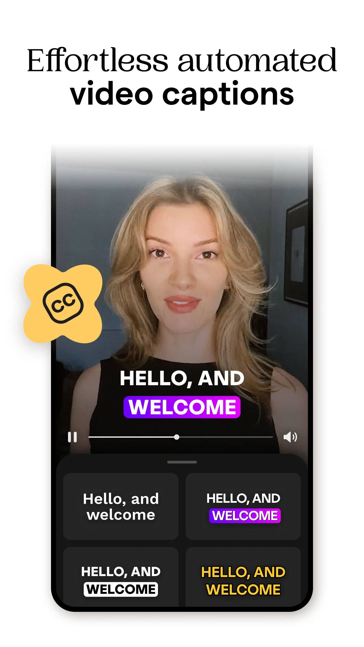 Mojo: Reels and Video Captions screenshot